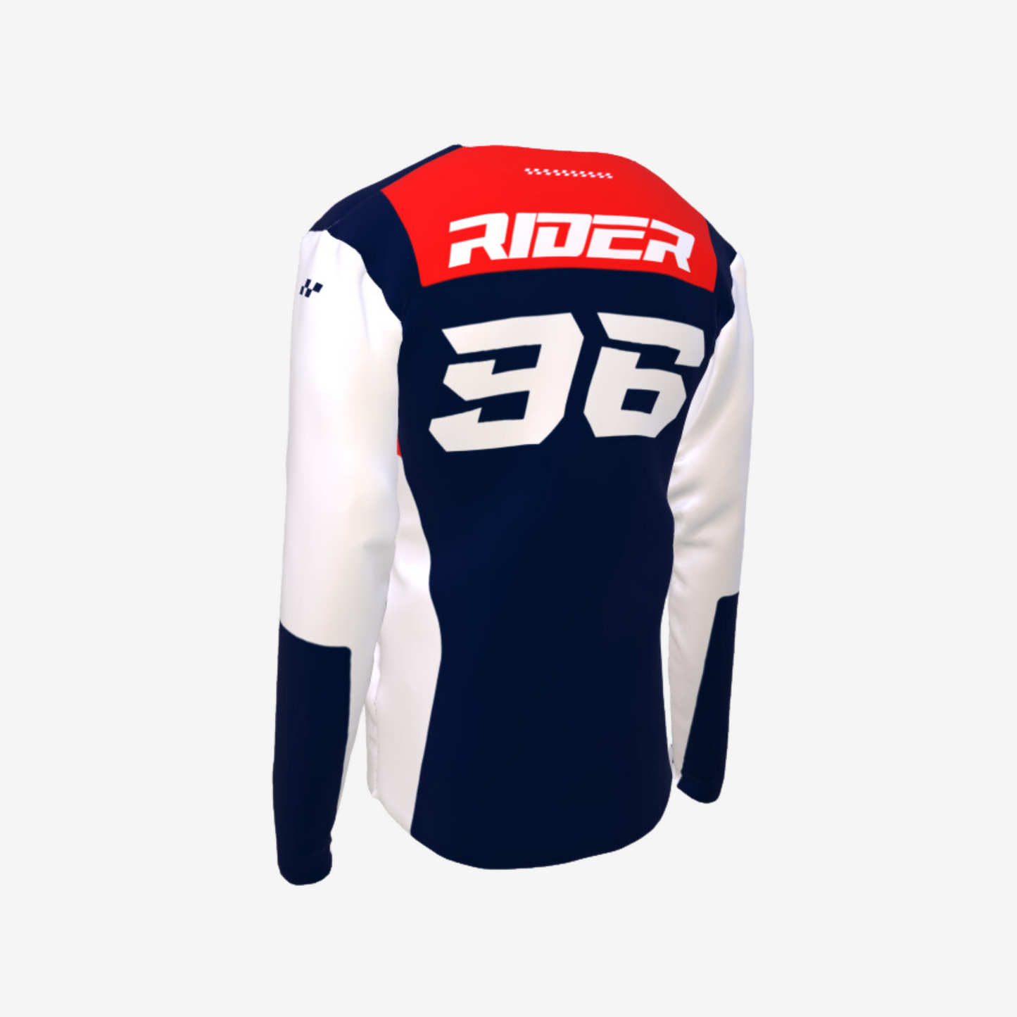 Rückseite Custom Motocross und MTB Jersey