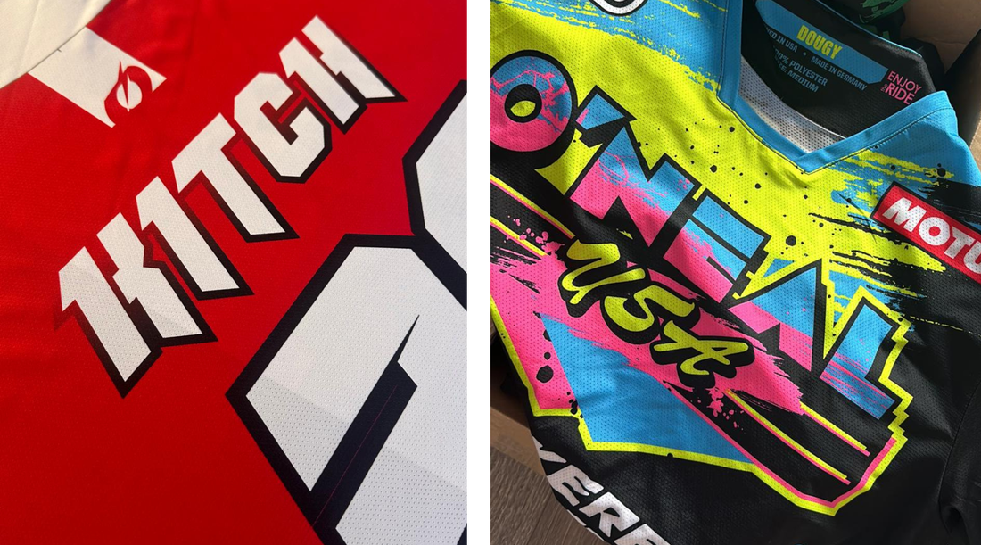 sublimation printed custom jersey