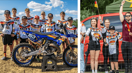 FIM Junior Motocross World Championship 2026 in Jinín – Team Germany Competes in Custom Checkered Design Jerseys
