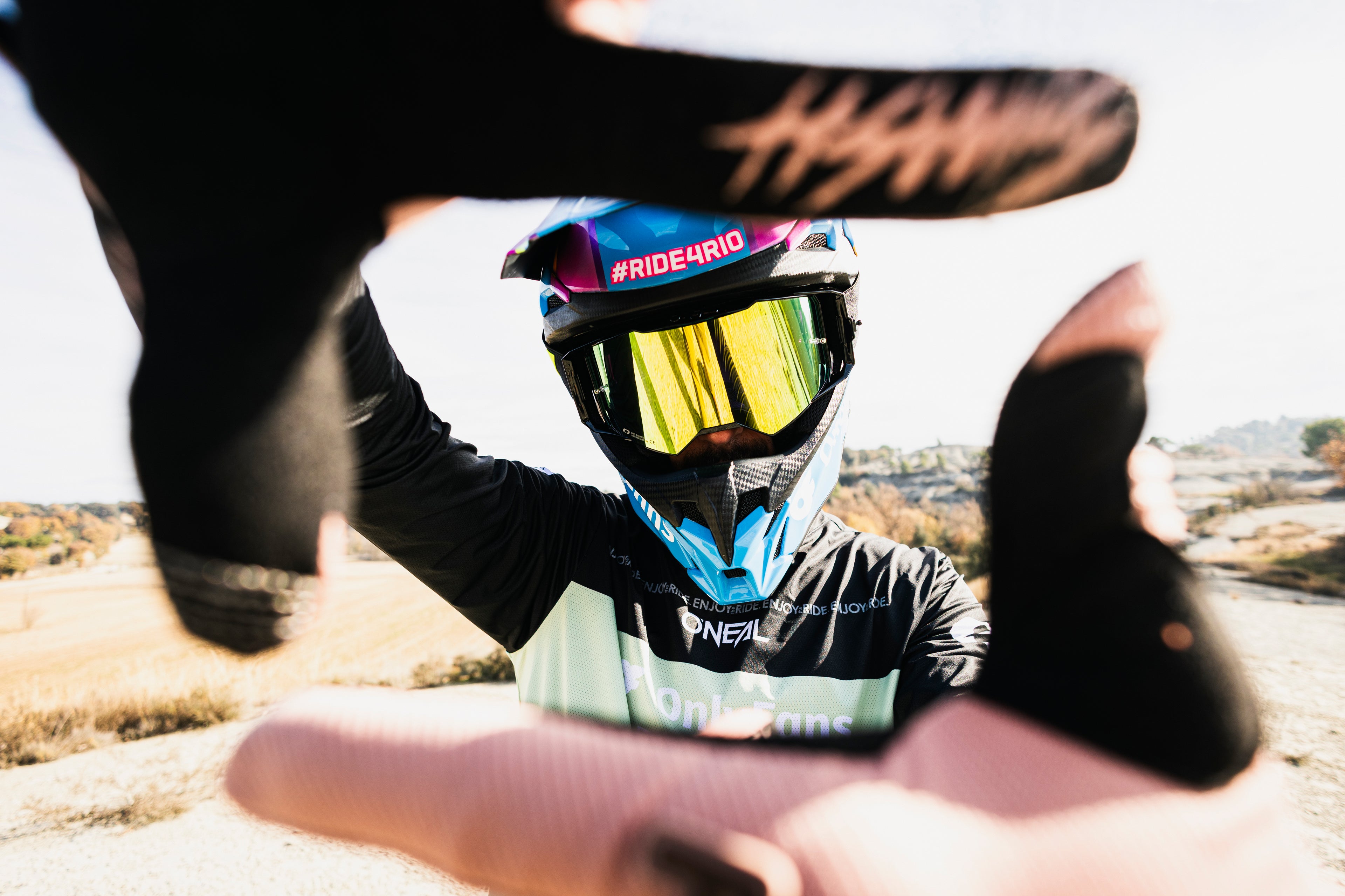 Custom MTB ONEAL Jersey worn by Alex Marin